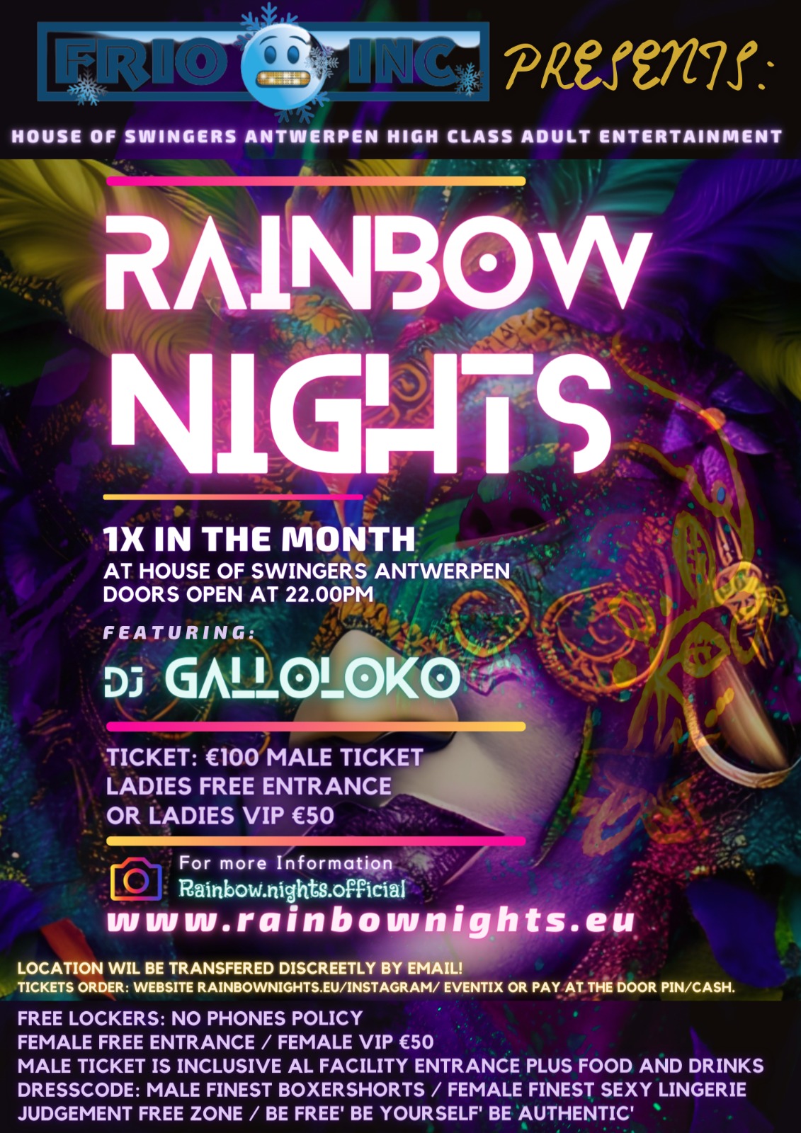 Rainbow Nights Flyer